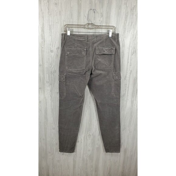 Vince Corduroy Cargo Pants Utility Career Casual Mid Rise Ankle - Picture 7 of 7